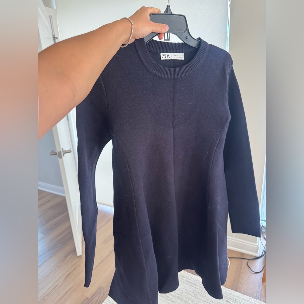 Zara Midnight Black Knit Dress
